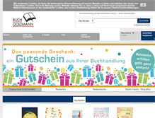 Tablet Screenshot of buch-goldmann.de